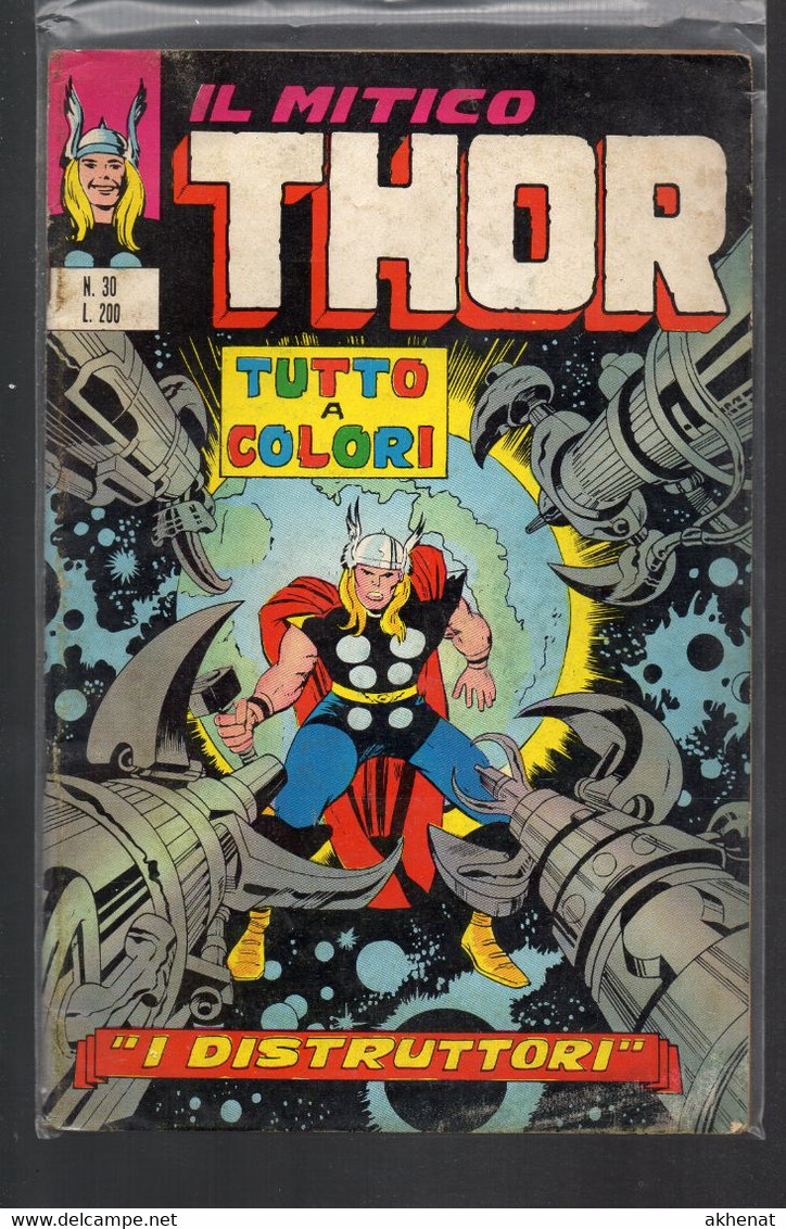 BIG - IL MITICO THOR . Ed. Corno 1972 Il N° 30 Usato . - Super Heroes