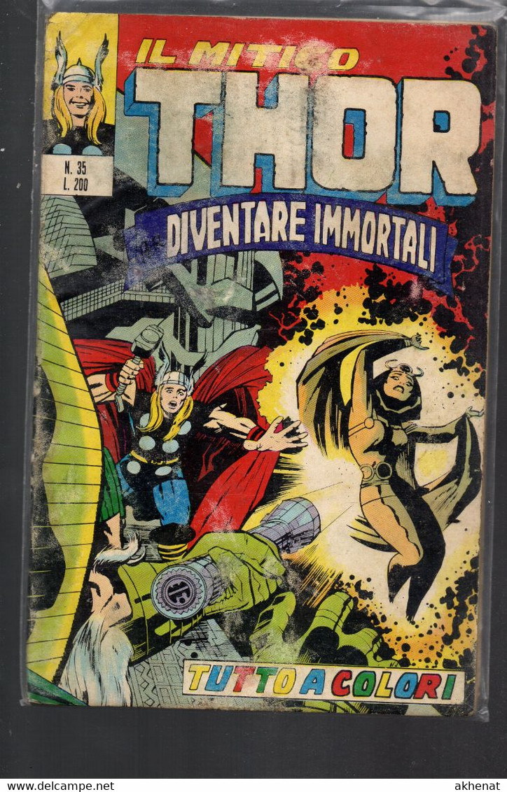 BIG - IL MITICO THOR . Ed. Corno 1972 Il N° 35 Usato . Difetti - Super Eroi