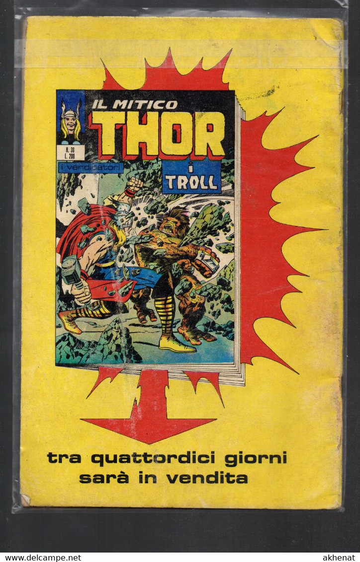 BIG - IL MITICO THOR . Ed. Corno 1972 Il N° 35 Usato . Difetti - Super Heroes