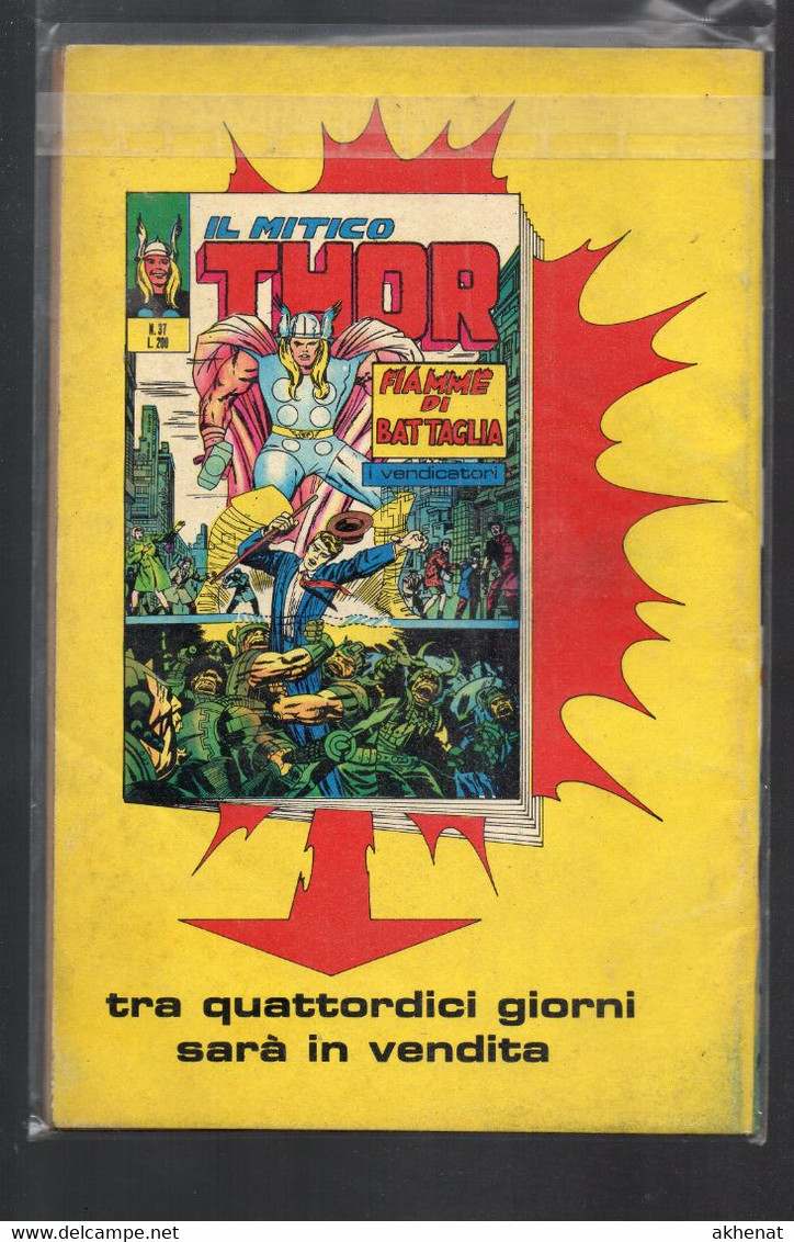 BIG - IL MITICO THOR . Ed. Corno 1972 Il N° 36 Usato . - Super Heroes