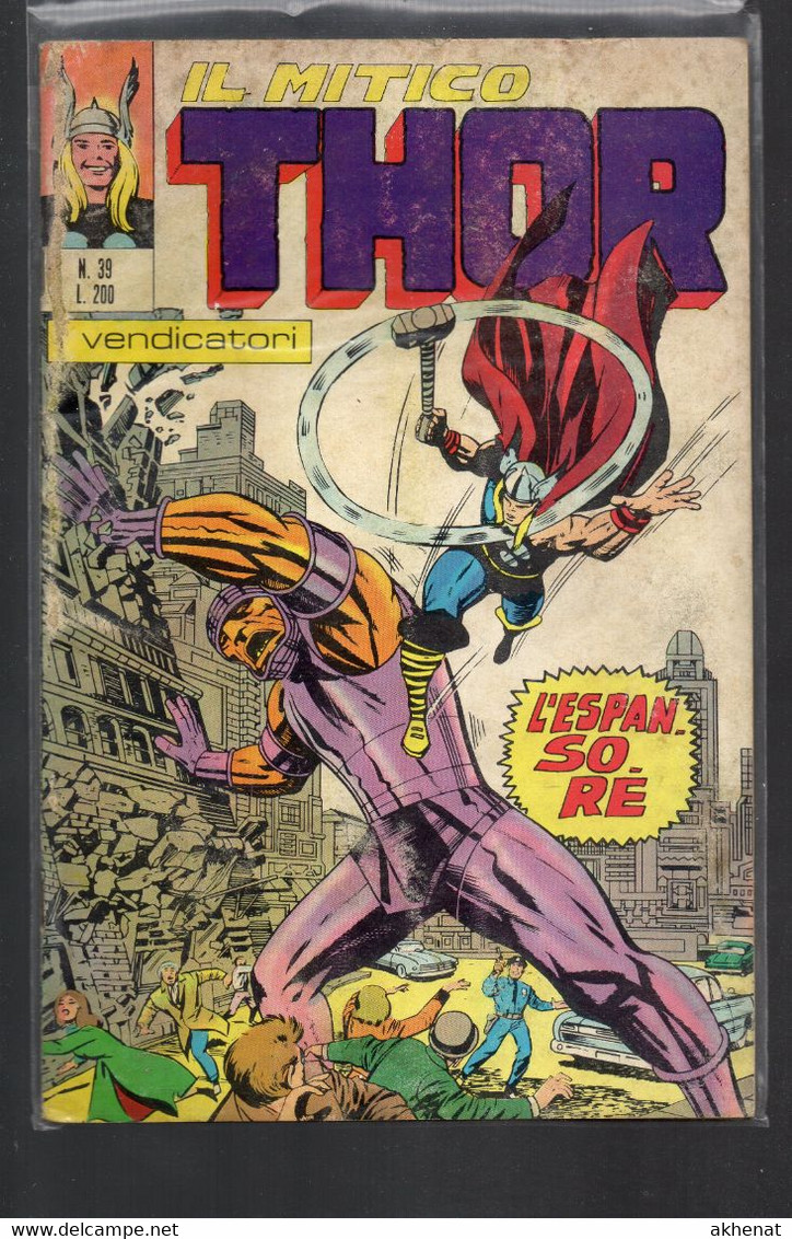 BIG - IL MITICO THOR . Ed. Corno 1972 Il N° 39 Usato . Difetti - Super Heroes