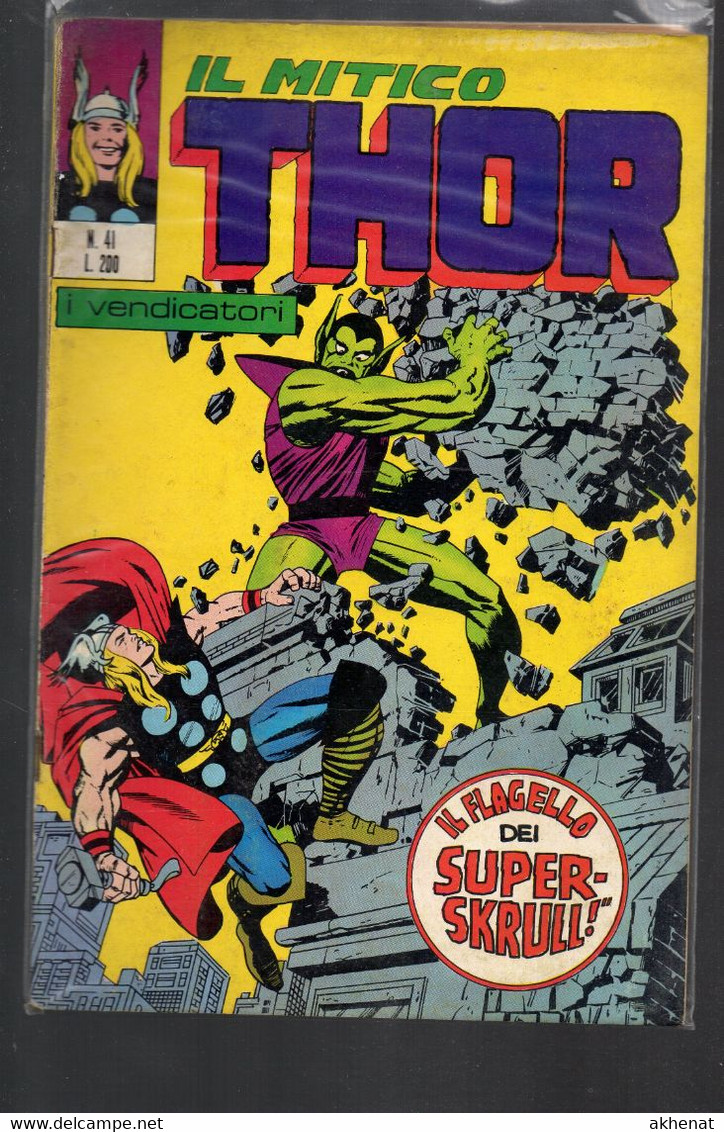 BIG - IL MITICO THOR . Ed. Corno 1972 Il N° 41 Usato . - Super Héros