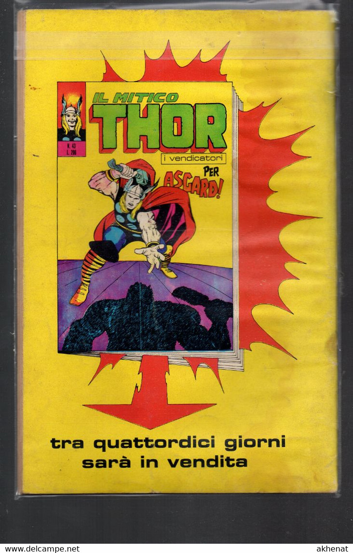 BIG - IL MITICO THOR . Ed. Corno 1972 Il N° 42 Usato . - Super Eroi