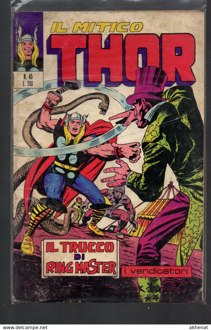 BIG - IL MITICO THOR . Ed. Corno 1972 Il N° 45 Usato . - Super Eroi