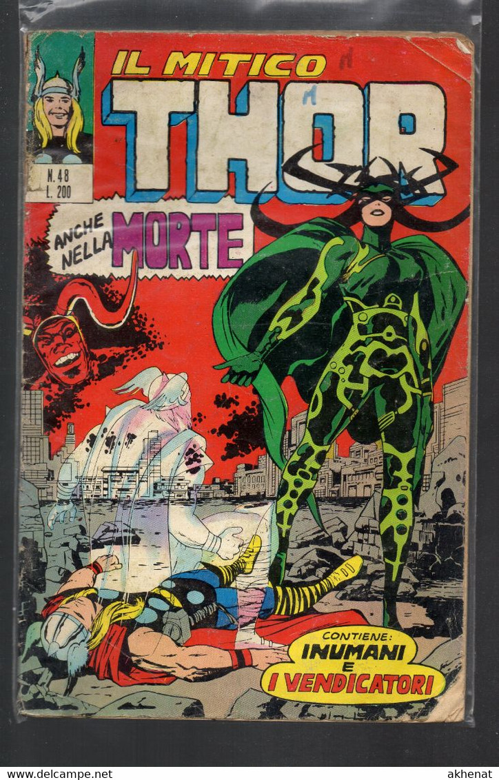 BIG - IL MITICO THOR . Ed. Corno 1973 Il N° 48 Usato . Difetti - Super Heroes