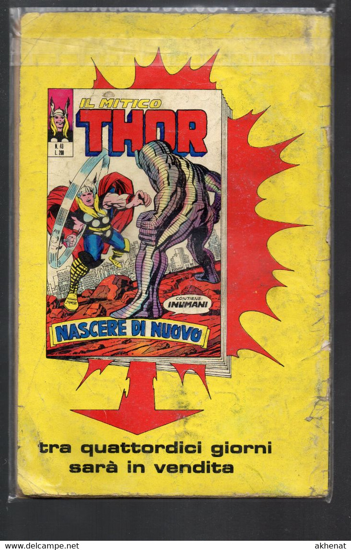 BIG - IL MITICO THOR . Ed. Corno 1973 Il N° 48 Usato . Difetti - Super Eroi