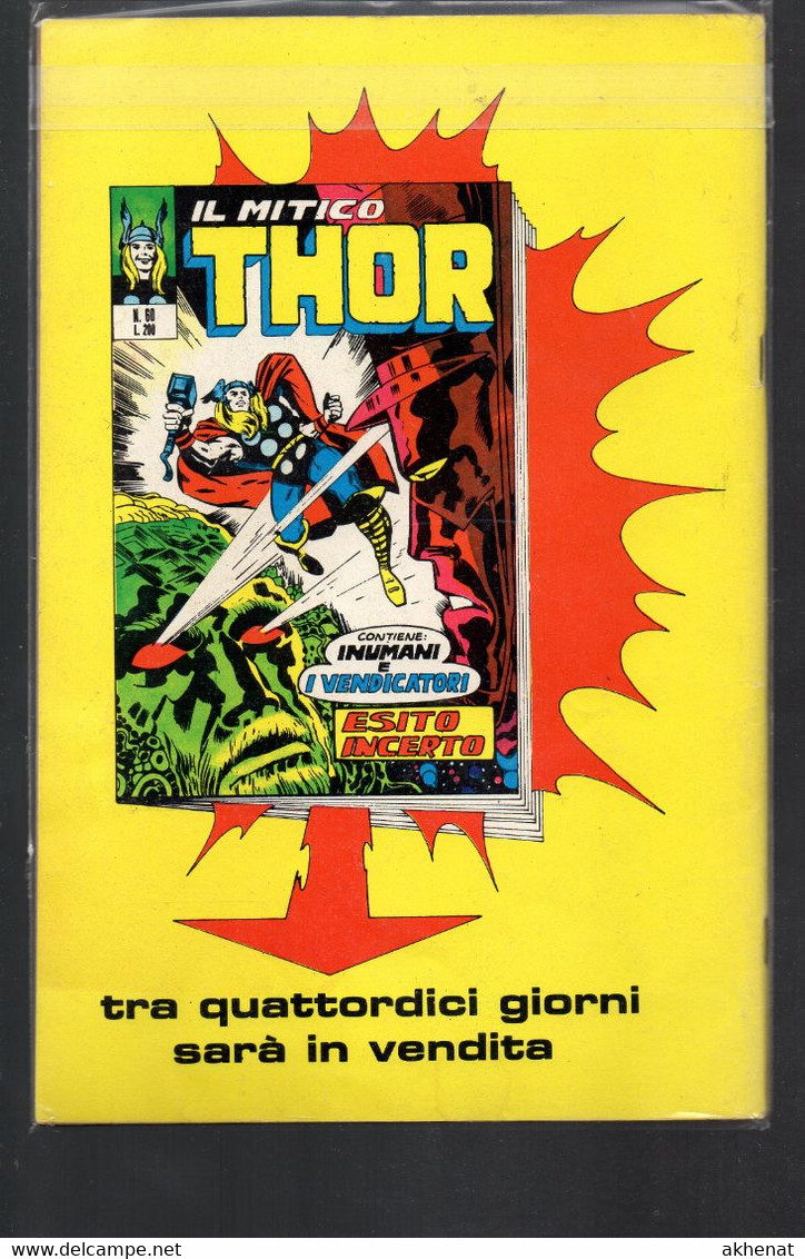 BIG - IL MITICO THOR . Ed. Corno 1973 Il N° 59 Usato . - Super Eroi