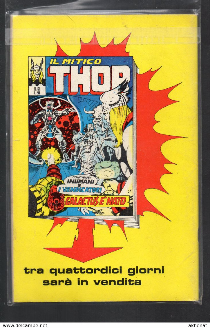 BIG - IL MITICO THOR . Ed. Corno 1973 Il N° 60 Usato . - Super Heroes