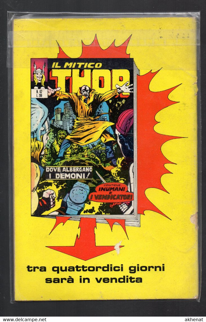 BIG - IL MITICO THOR . Ed. Corno 1973 Il N° 61 Usato . Difetti - Super Heroes