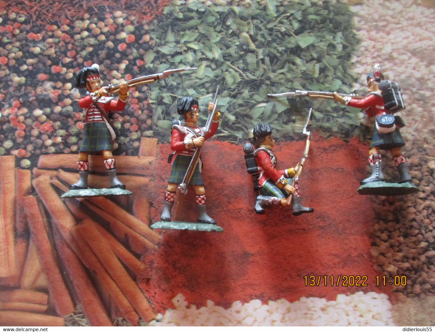 Figurines,soldats,Napoléon , Frontline  British 92nd Gordon Highlanders 1er Empire , Lire Les Consignes Et Les Respecter - Zinnsoldaten