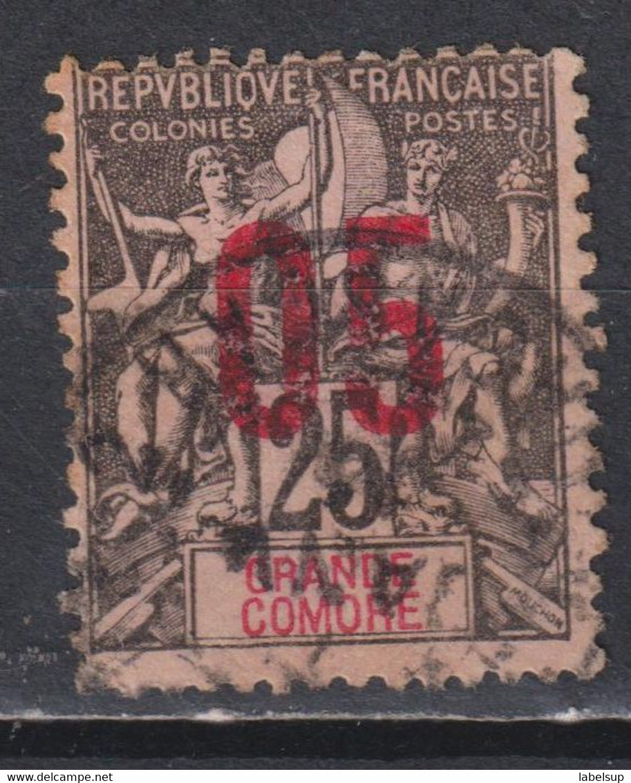 Timbre Oblitéré De Grande Comore 1912 N° 24 - Oblitérés