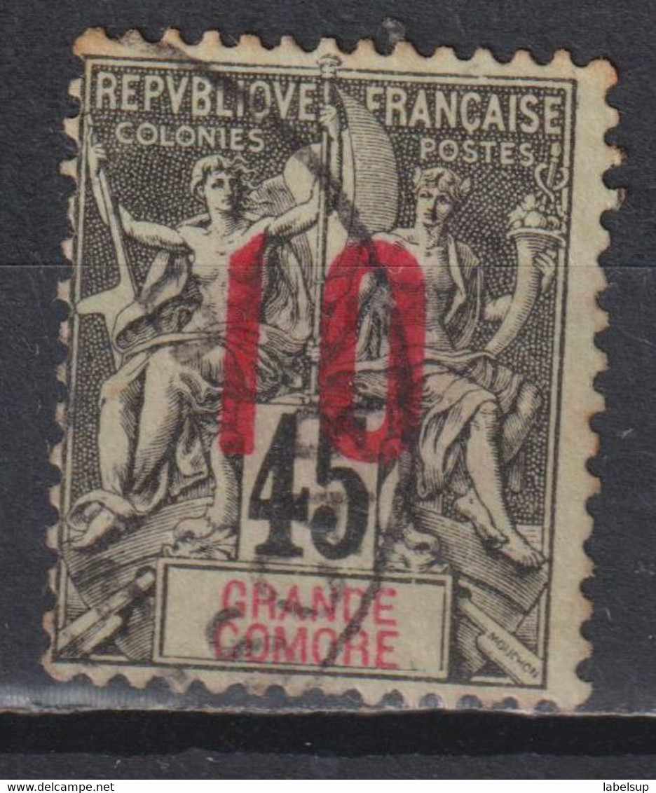 Timbre Oblitéré De Grande Comore 1912 N° 27 - Gebraucht