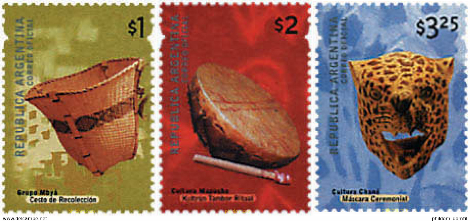 654658 MNH ARGENTINA 2000 OBJETOS TRADICIONALES - Oblitérés