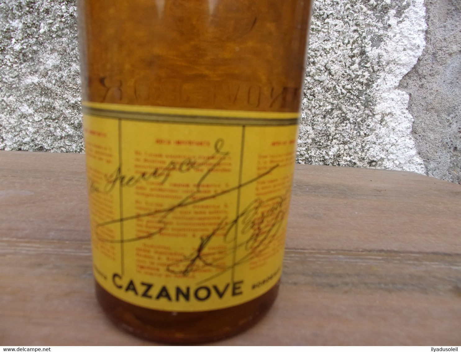 Kermann  Cazanove Bordeaux Bouteille Pleine Niveau Correct Hauteur 32.5 Cm - Andere & Zonder Classificatie