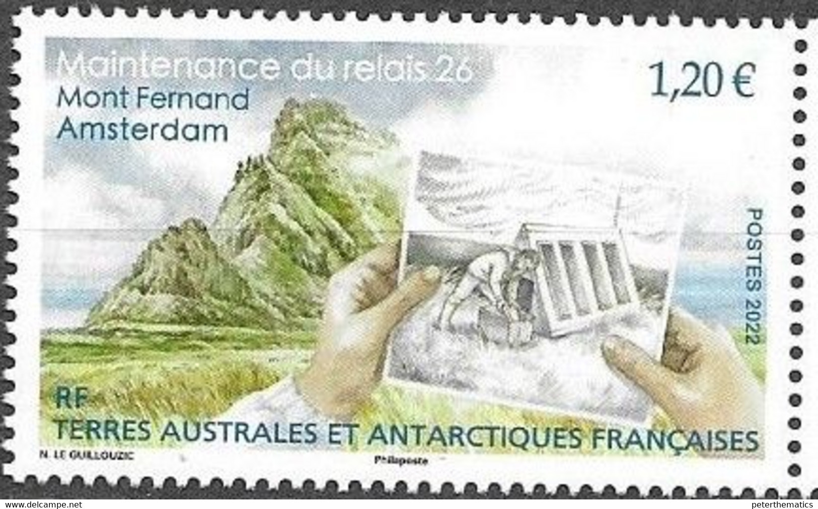 FRENCH ANTARCTIC, TAAF, 2022, MNH, EQUIPMENT MAINTENANCE, 1v - Other & Unclassified