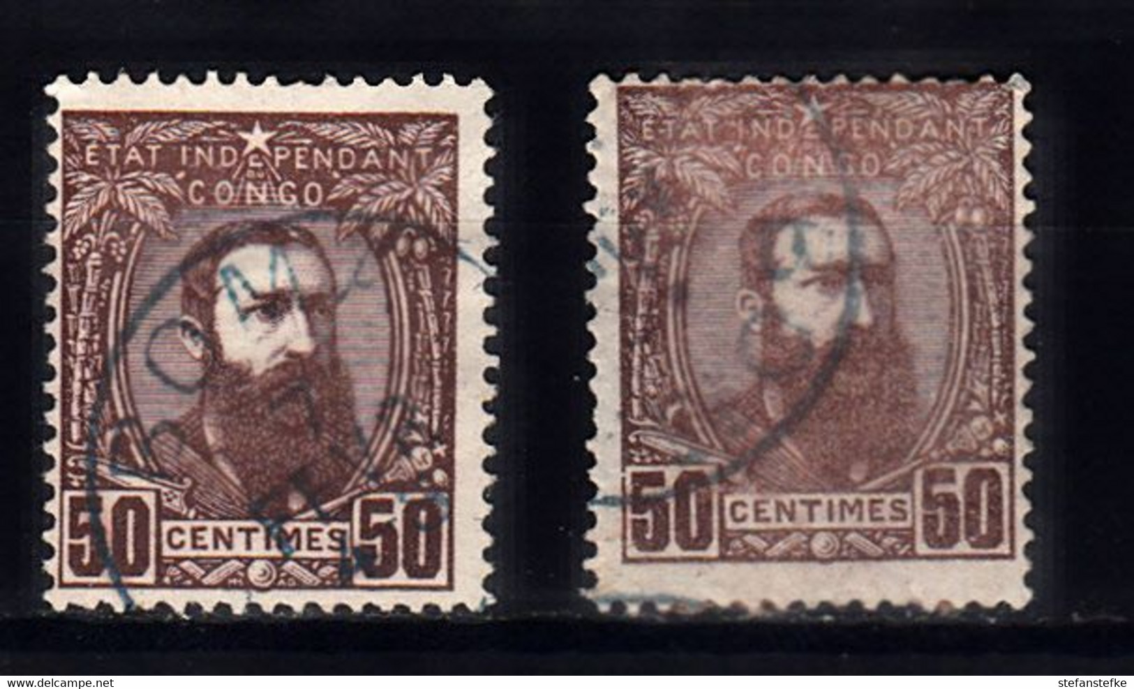 Congo Belge  Ocb Nr:  9 + 9a     (zie Scan) - 1884-1894