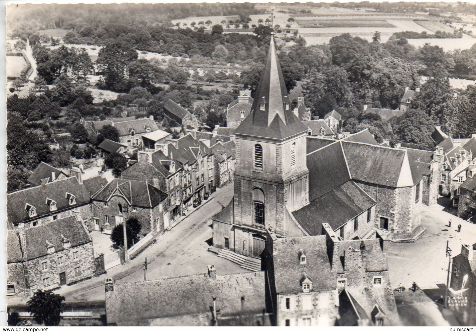 Plouër-sur-Rance Belle Vue Aérienne De L'Eglise - Plouër-sur-Rance