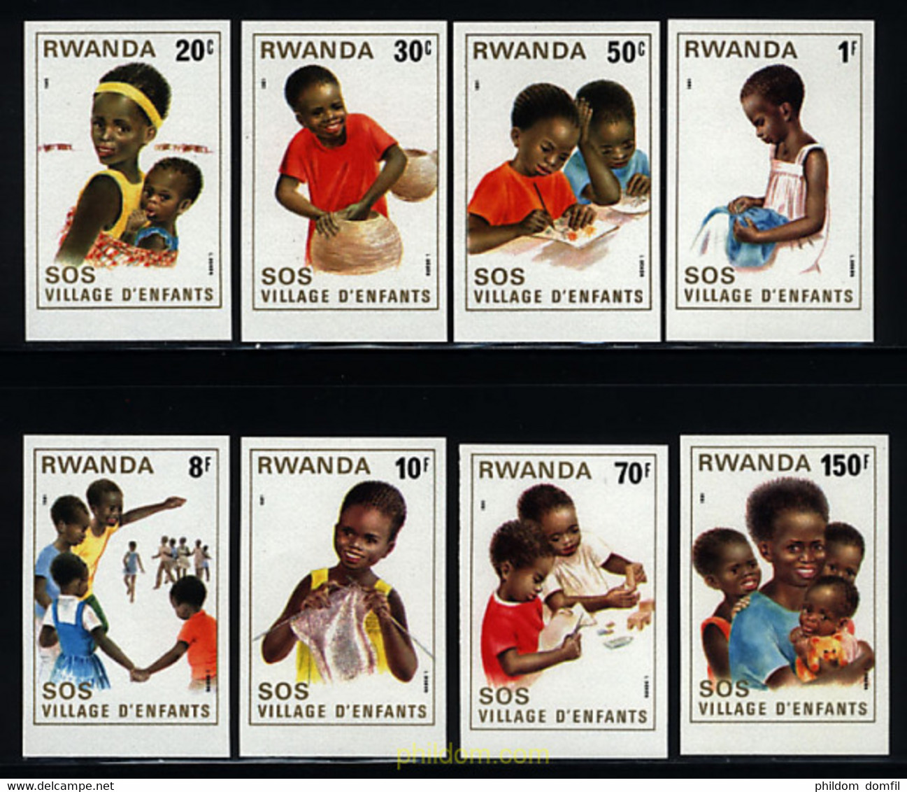 17939 MNH RUANDA 1981 CIUDAD DE LOS NIÑOS EN KIGALI - 1980-1989