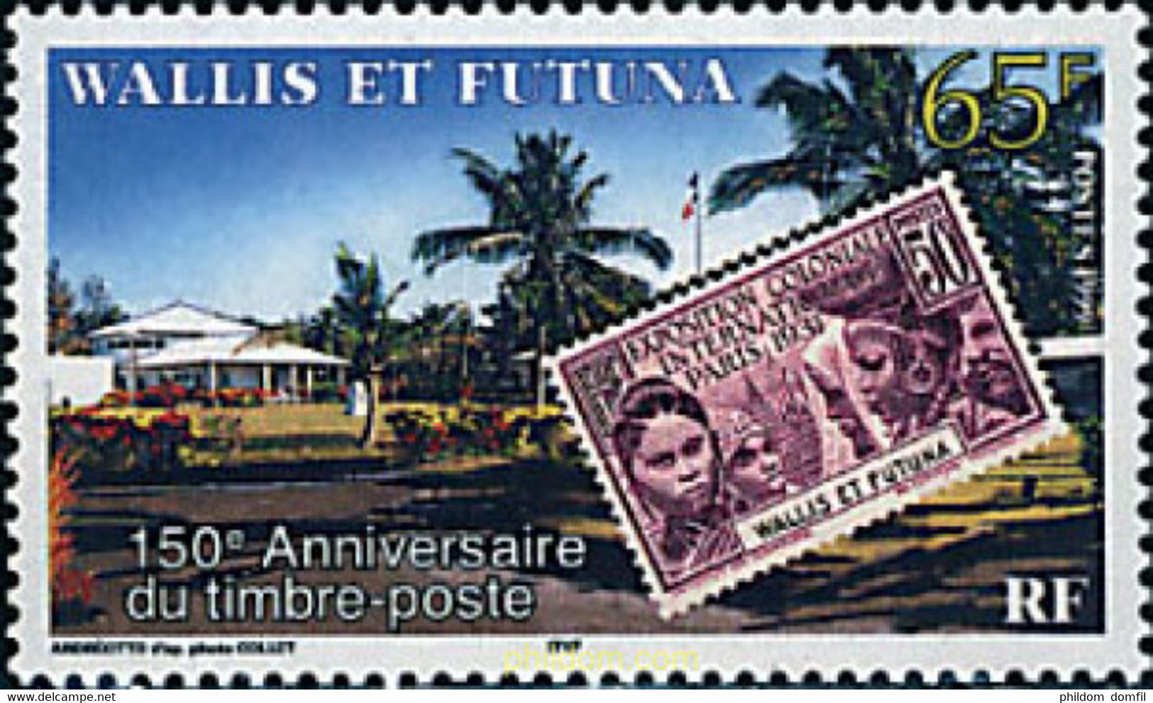 88756 MNH WALLIS Y FUTUNA 1999 150 ANIVERSARIO DEL SELLO - Gebruikt