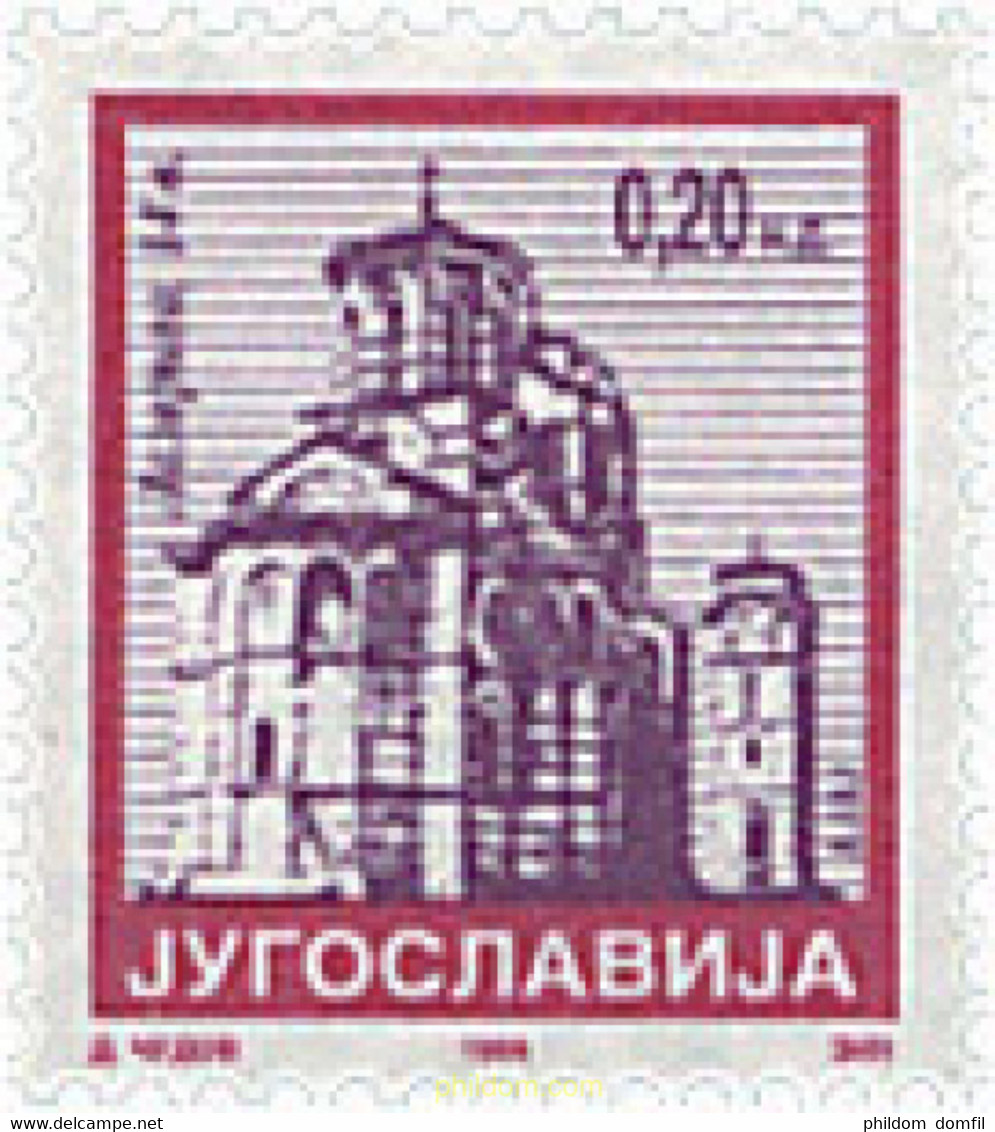 65127 MNH YUGOSLAVIA 1994 SERIE BASICA - Used Stamps