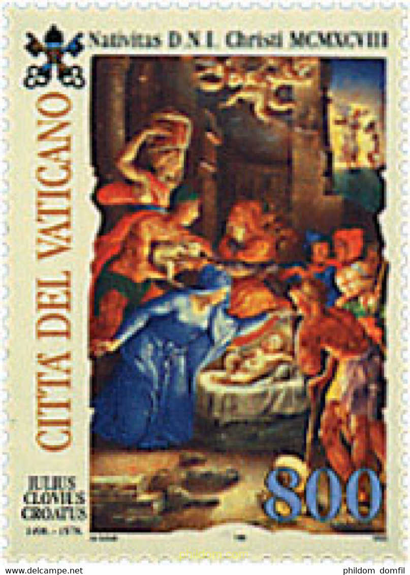 57038 MNH VATICANO 1998 NAVIDAD - Used Stamps