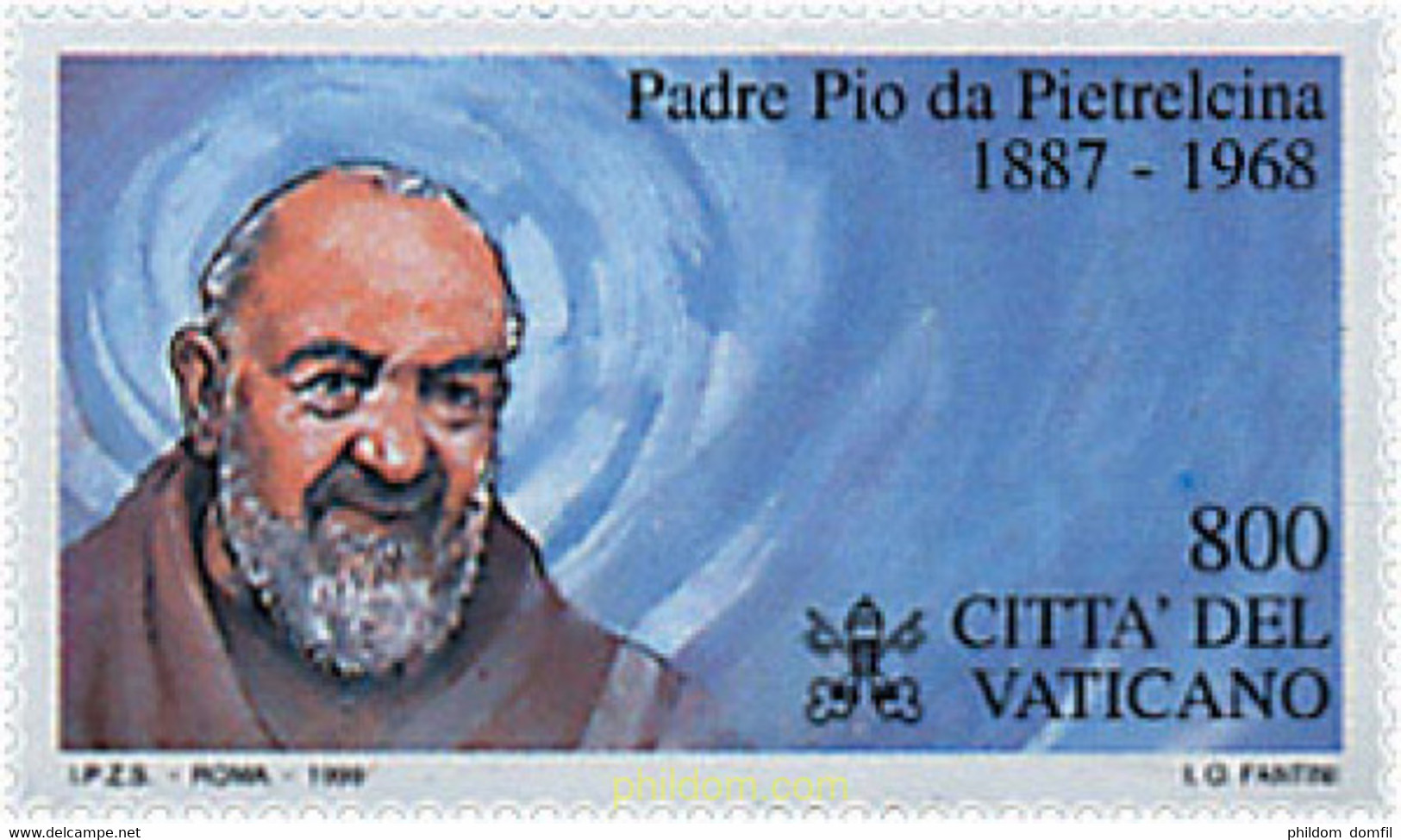 57041 MNH VATICANO 1999 BEATIFICACION DEL PADRE PIO DE PIETRELCINA - Oblitérés