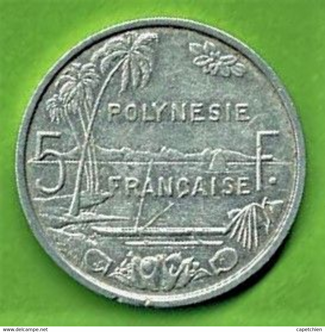 POLYNESIE FRANCAISE / 5 FRANCS / 1982 / ALU - Frans-Polynesië