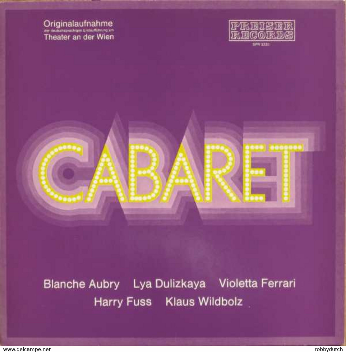 * LP *  CABARET (Originalaufnahme) Austria 1970 EX-) - Musicals