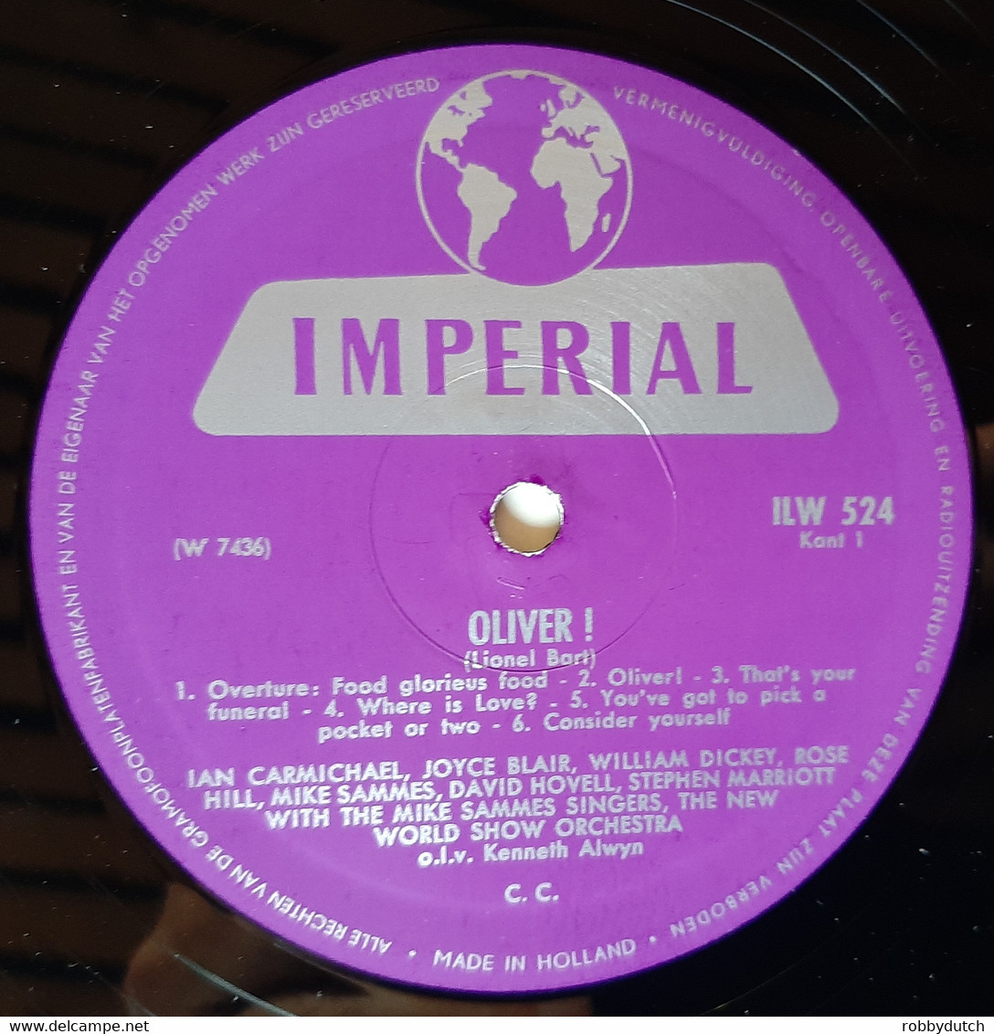 * LP *  LIONEL BART' S Musical: OLIVER With Young Steve Marriott (Small Faces) As The Artful Dodger. - Musicals