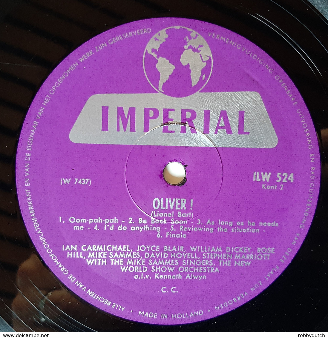 * LP *  LIONEL BART' S Musical: OLIVER With Young Steve Marriott (Small Faces) As The Artful Dodger. - Musicales