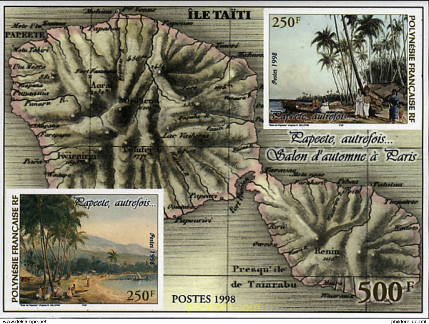 65253 MNH POLINESIA FRANCESA 1998 SALON DE OTOÑO EN PARIS - Used Stamps