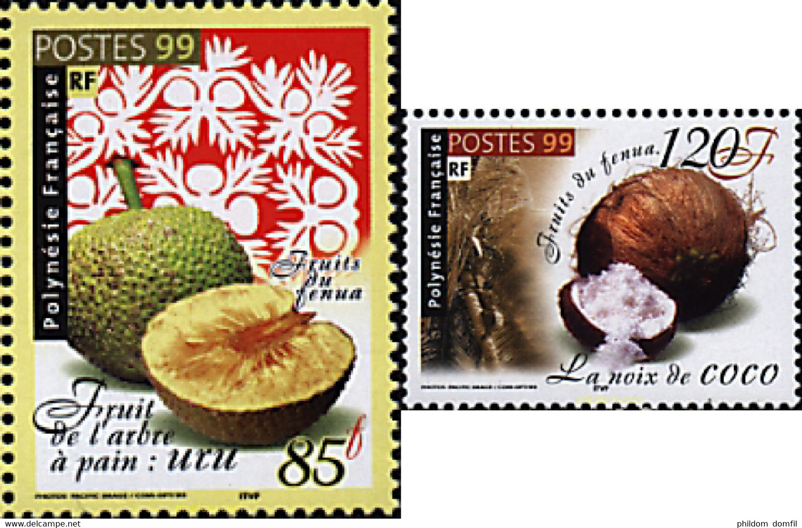 60588 MNH POLINESIA FRANCESA 1999 FRUTAS - Gebruikt