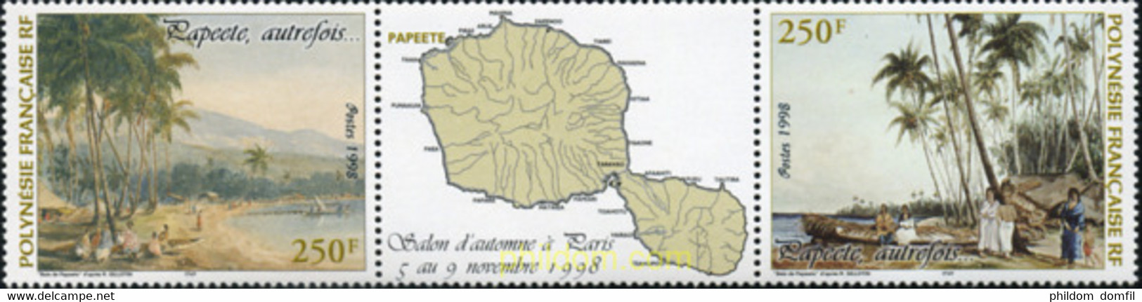 147849 MNH POLINESIA FRANCESA 1998 SALON DE OTOÑO EN PARIS - Used Stamps