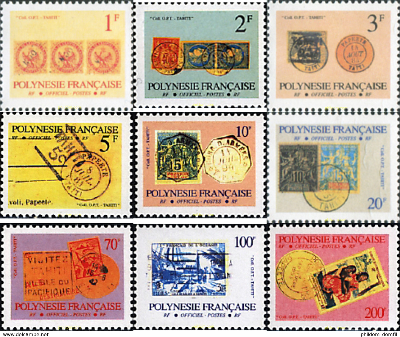64204 MNH POLINESIA FRANCESA 1993 MOTIVOS POSTALES - Used Stamps