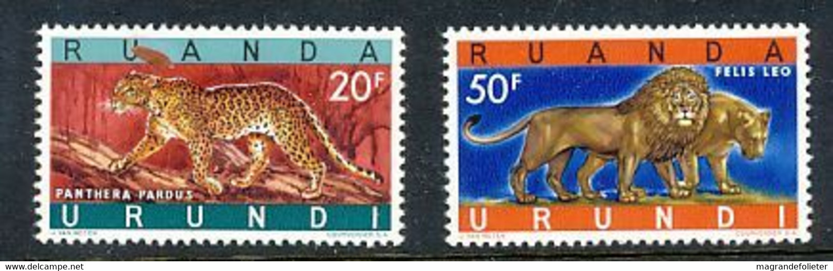 TIMBRE  ZEGEL STAMP RUANDA URUNDI 216A ET 216B  XX - Ungebraucht