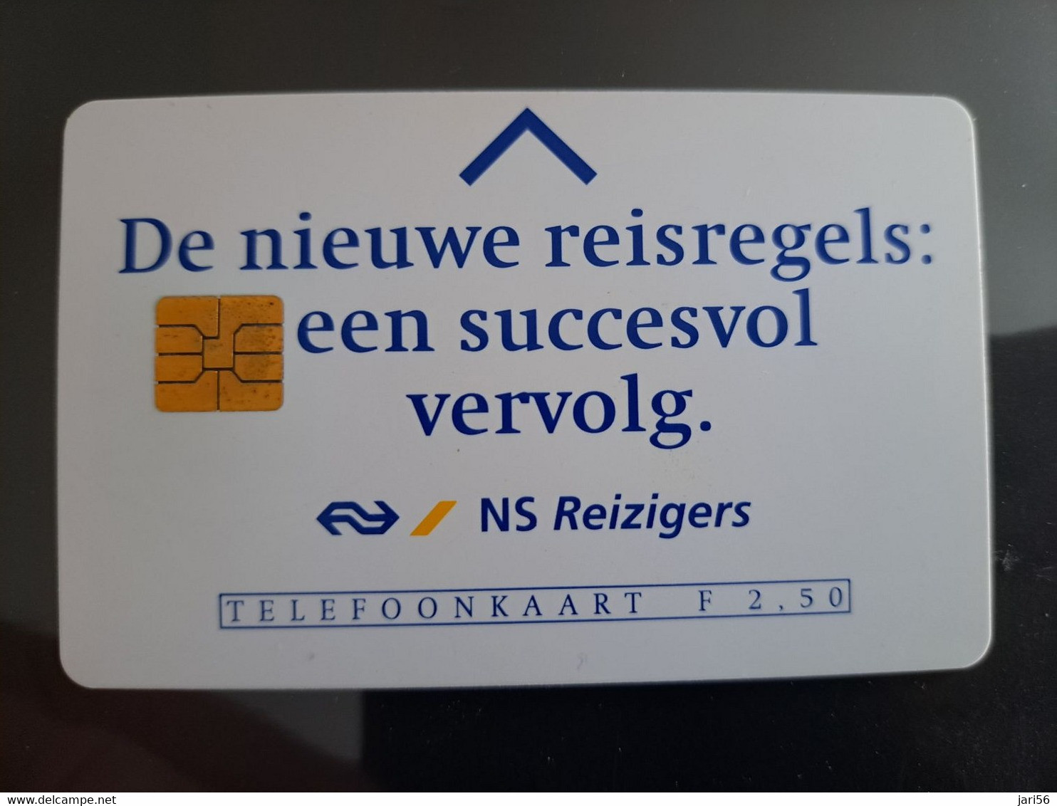 NETHERLANDS / CHIP ADVERTISING / HFL 2,50 / NS REIZIGERS /CONDUCTOR /CRD 135** 11936** - Privé