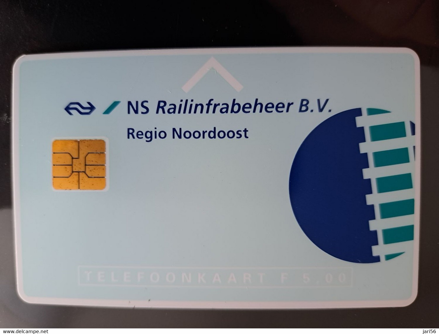 NETHERLANDS / CHIP ADVERTISING / HFL 5,00/ NS RAIL INFRABEHEER   /CRD 038** 11938** - Private