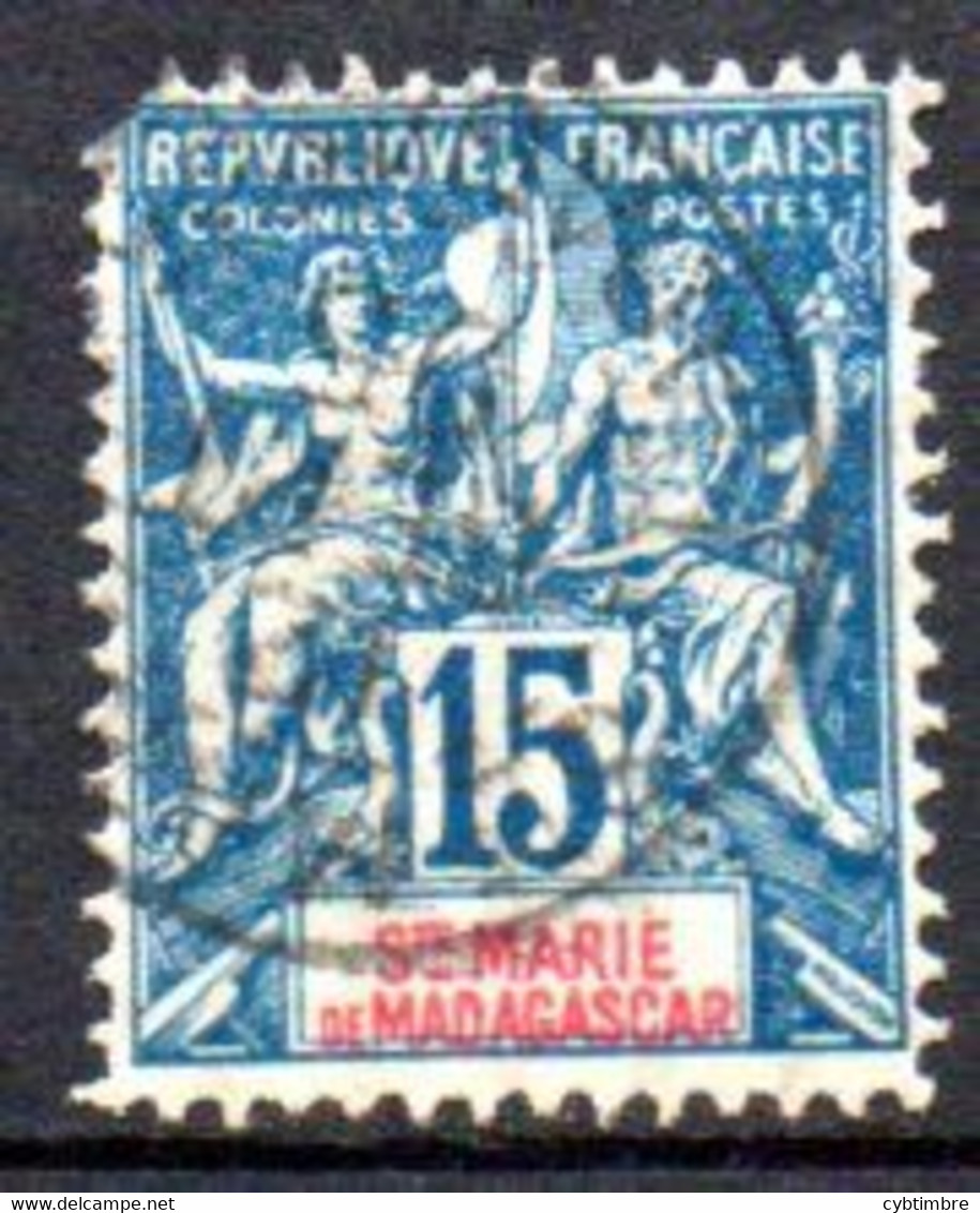 Sainte Maris De Madagascar: Yvert N° 6; Coin Arrondi, Cote 44€ - Usati