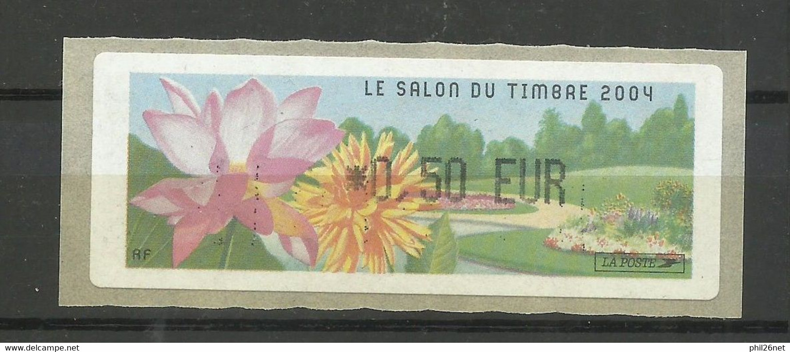 Vignette D'affranchissement  Lisa Illustrée Salon Du Timbre 2004  0,50 Euro  Neuve B/TB Voir Scan Soldé ! ! ! - 1999-2009 Illustrated Franking Labels