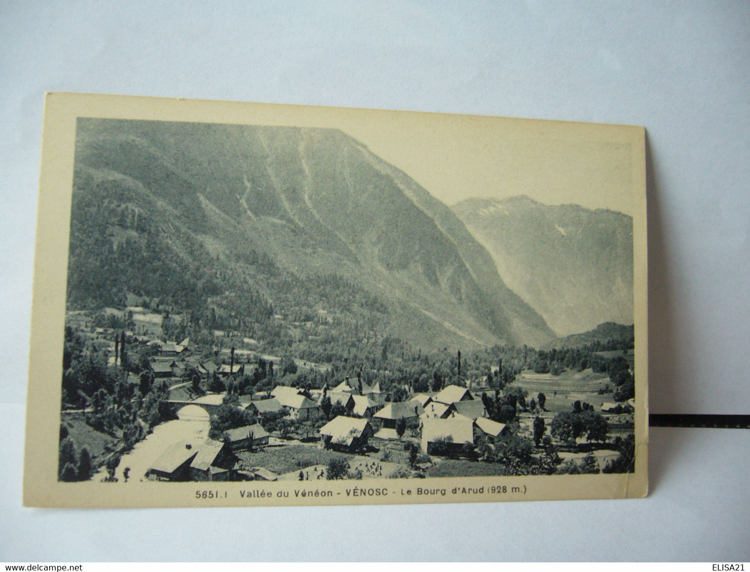 VALLEE DU VENEON VENOSC 38 ISERE LE BOURG D'ARUD CPA - Vénosc