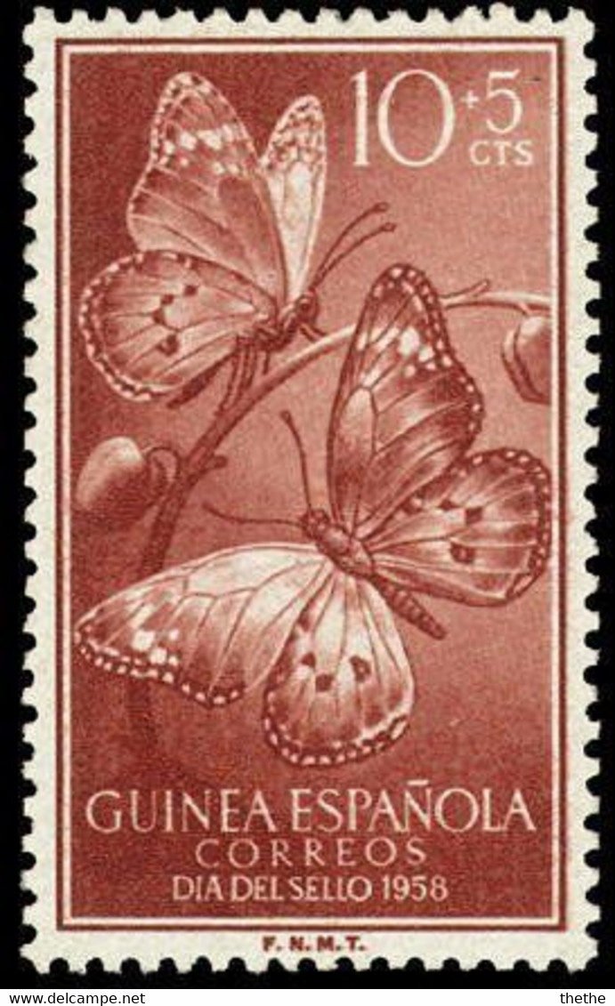 GUINEE ESPAGNOLE -  Papillons Danaïdes Chrysippes - Spaans-Guinea