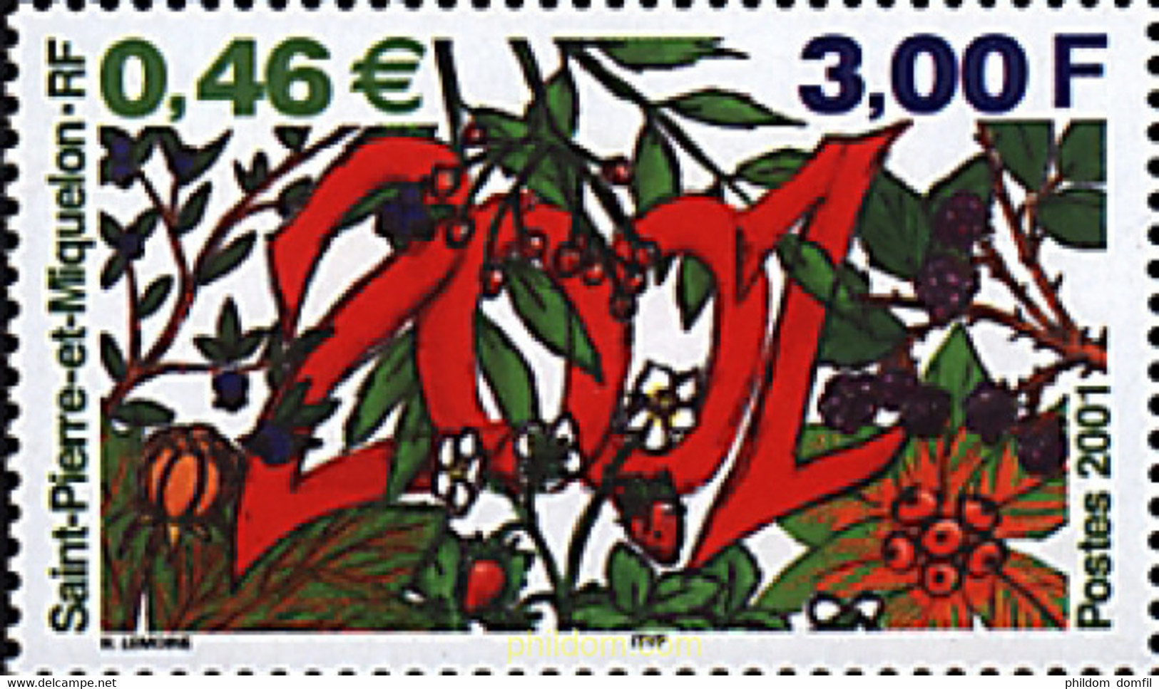 93200 MNH SAN PEDRO Y MIQUELON 2000 AÑO NUEVO - Used Stamps