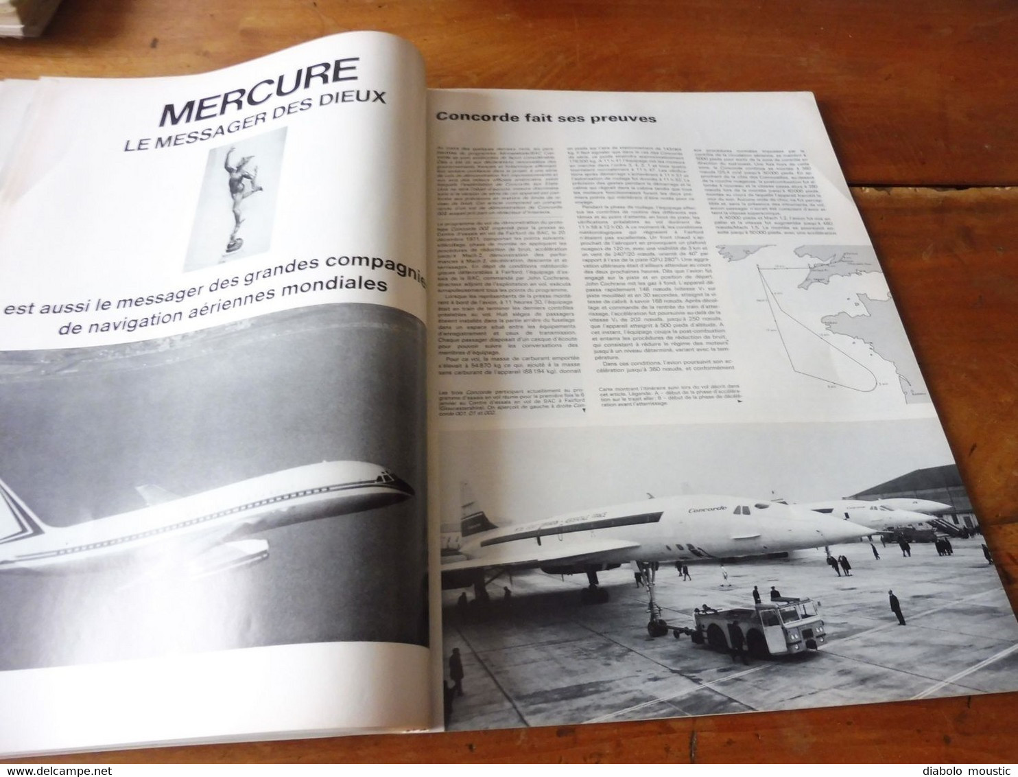 1972 INTERAVIA   (aviation ) - Le CONCORDE,  Le Missile Crotale Et Ses Concurrents ; Etc - Aviation