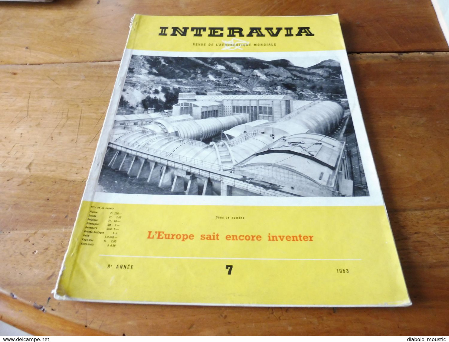 1953 INTERAVIA   (aviation ) - Les Travaux De René Leduc , Choisir Entre La Puissance Et Le Bien-être  ; Etc - Aviation