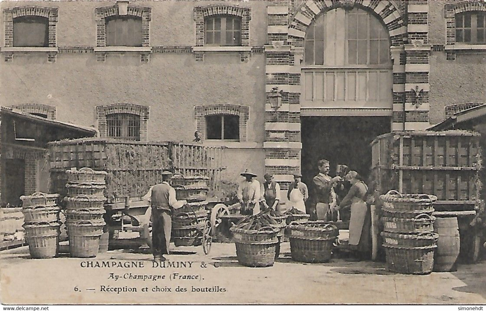 AY - Champagne  DUMINY - Réception Et Choix Des Bouteilles - Ay En Champagne