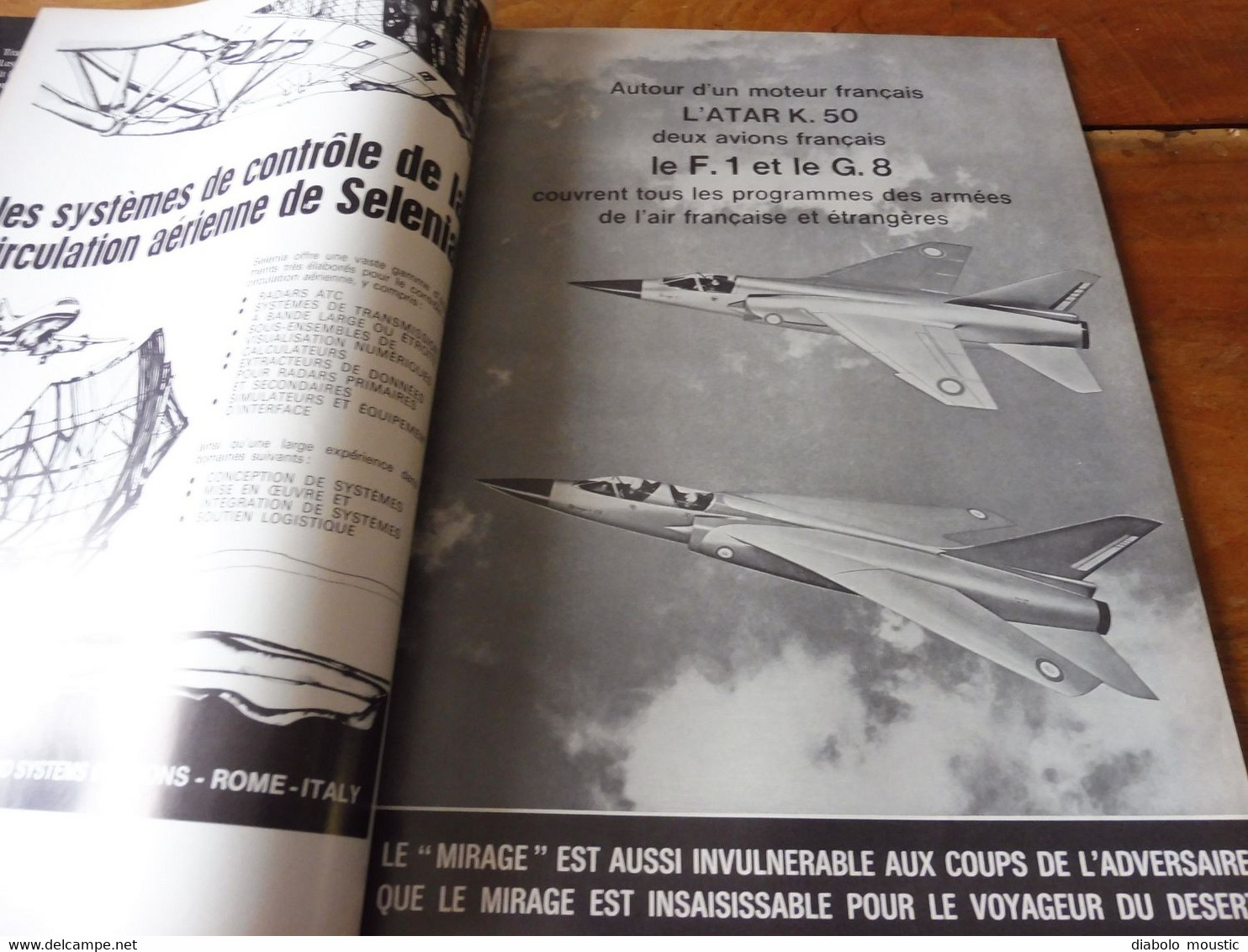 1972 INTERAVIA   (aviation ) - Le système automatique de commandes du Concorde;  Corvette ; Le F1 ; Etc