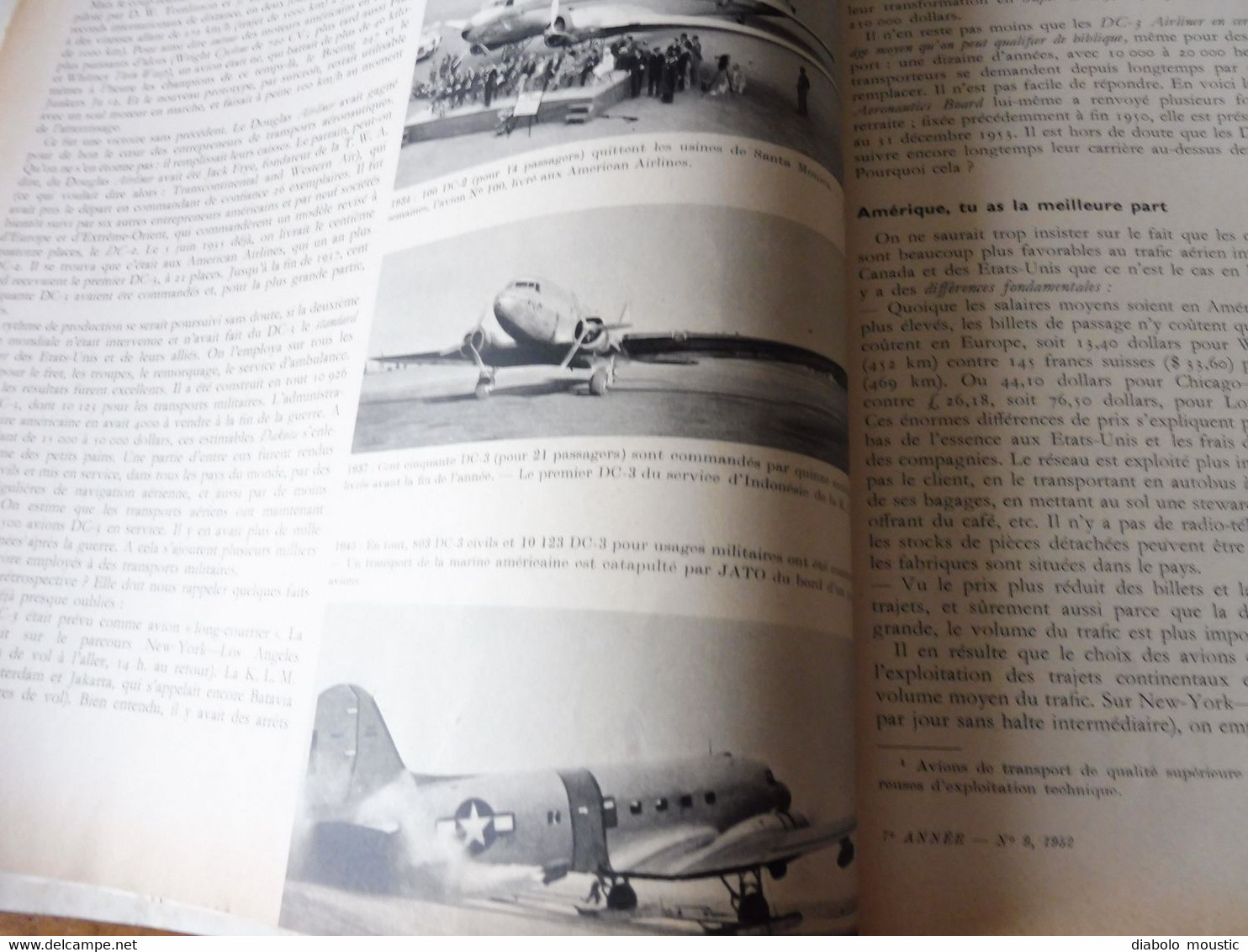 1952 INTERAVIA   (aviation ) -  Mort d'un avion ; Le DC-3;  Bataille aérienne en Corée ;  Etc