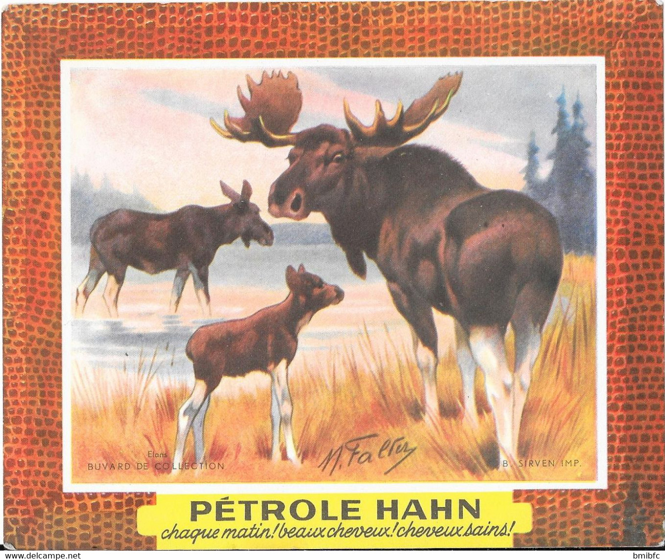 PÉTROLE HAHN Avec Tampon Au Dos Mon MASSICOT Parfumerie En Gros - St AMAND-BOURGES (Cher) - Parfum & Cosmetica