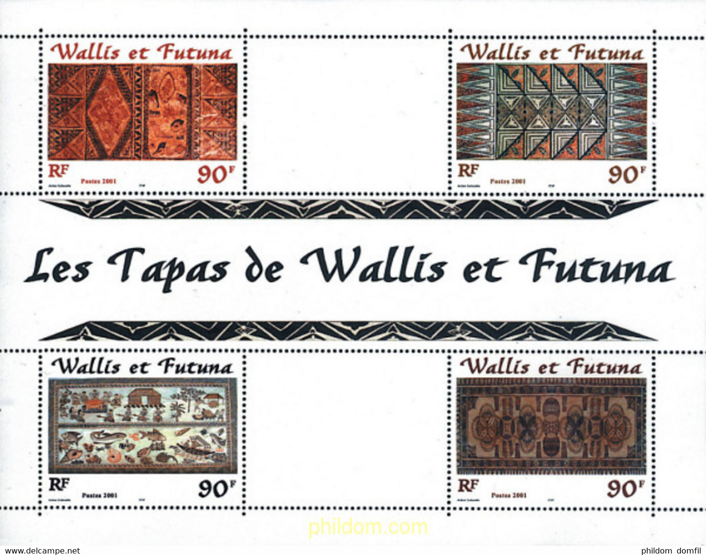 74999 MNH WALLIS Y FUTUNA 2001 MOTIVOS DE TAPA - Used Stamps