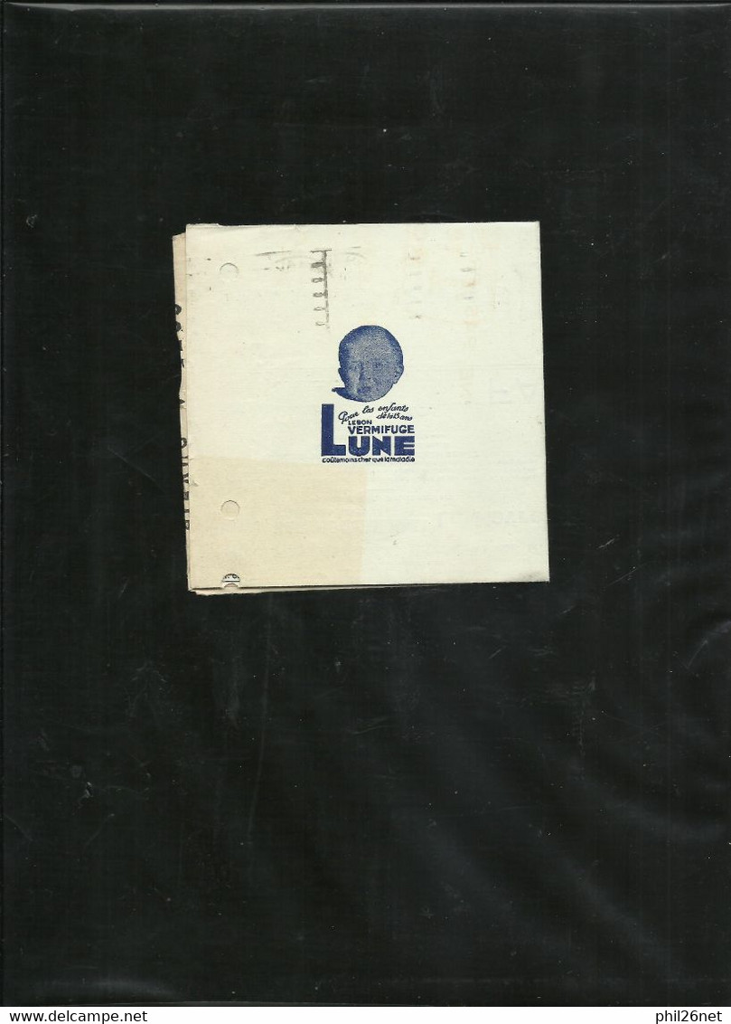 France N° 288 Seul Sur Lettre-facture Illustrée Vermifuge Lune +++   Le Havre Le22/10/1934 B/TB Voir Scans Soldé ! ! ! - Pharmacy